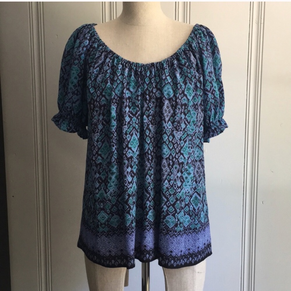 Joie blue print top